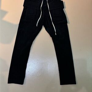 Rick Owens Drshdw corduroy creatch cargo pants